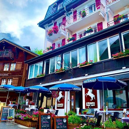 Weisses Roessli Hotel Leukerbad Buitenkant foto