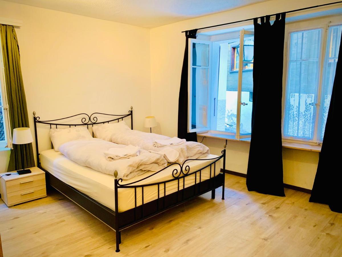 Weisses Roessli Hotel Leukerbad Buitenkant foto